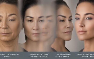 Período de tempo em que os resultados do preenchimento facial permanecem visíveis