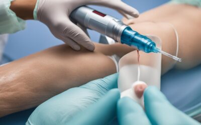 Explicação sobre o procedimento de Escleroterapia com Microespuma Injetável (PEIM)